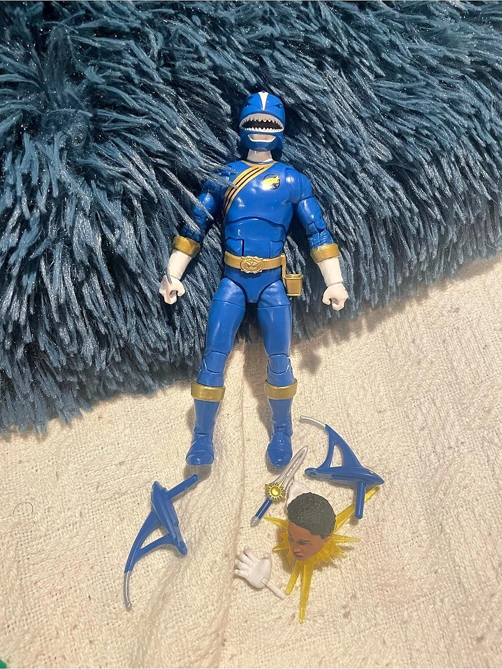 Hasbro Power Rangers Lightning Collection Wild Force Blue Ranger